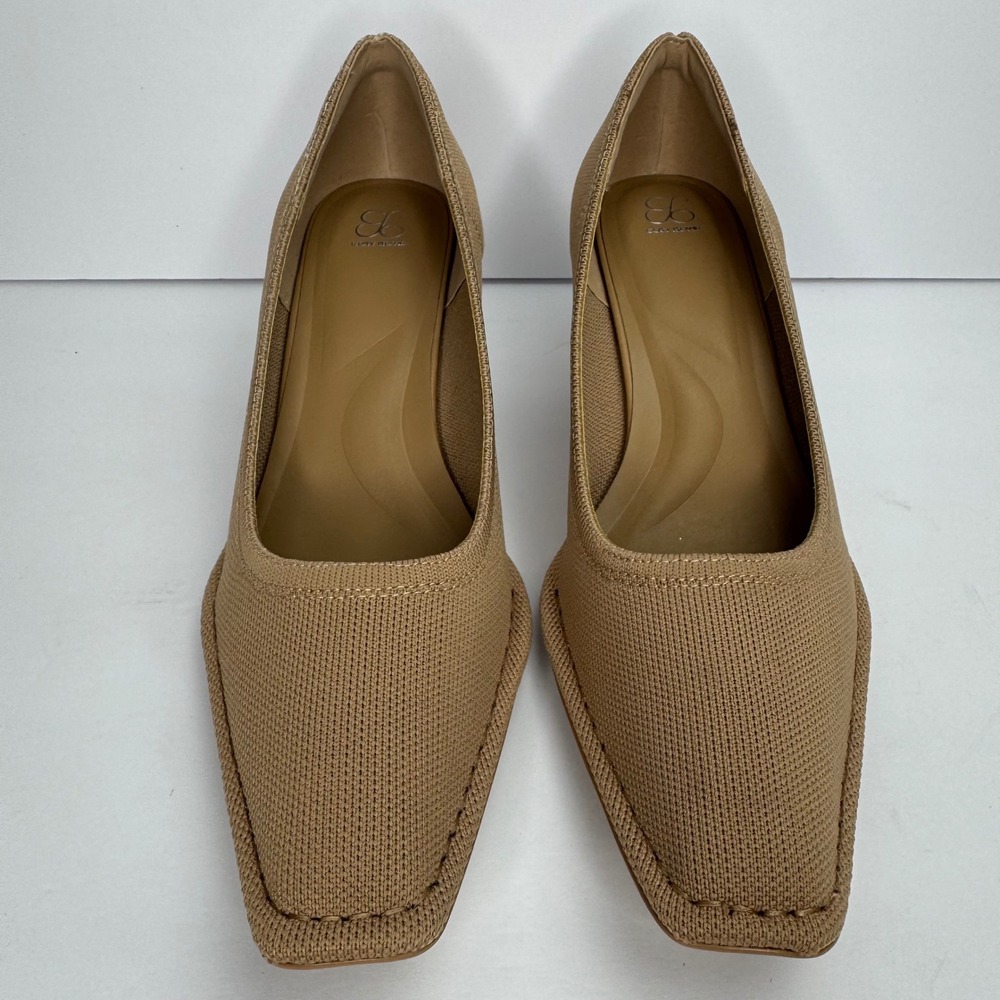 Cosy Island RefinEdge Square Toe Heels Pumps Size 11 Apricot Tan‎ Classic Classy - Picture 6 of 9